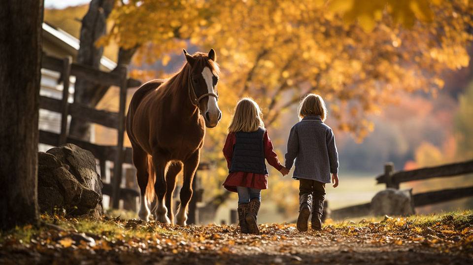 Podzimní tábor u koní